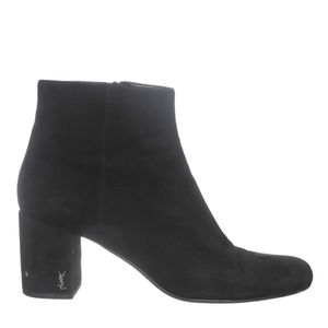 Bota Saint Laurent Camurça Preta