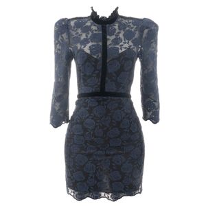 Vestido Sandro Rosas Marinho