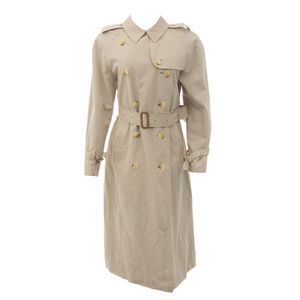 Trench Coat Burberry Longo Caqui