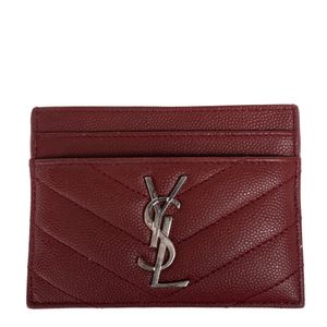Porta Cartão Saint Laurent Opyum Vinho