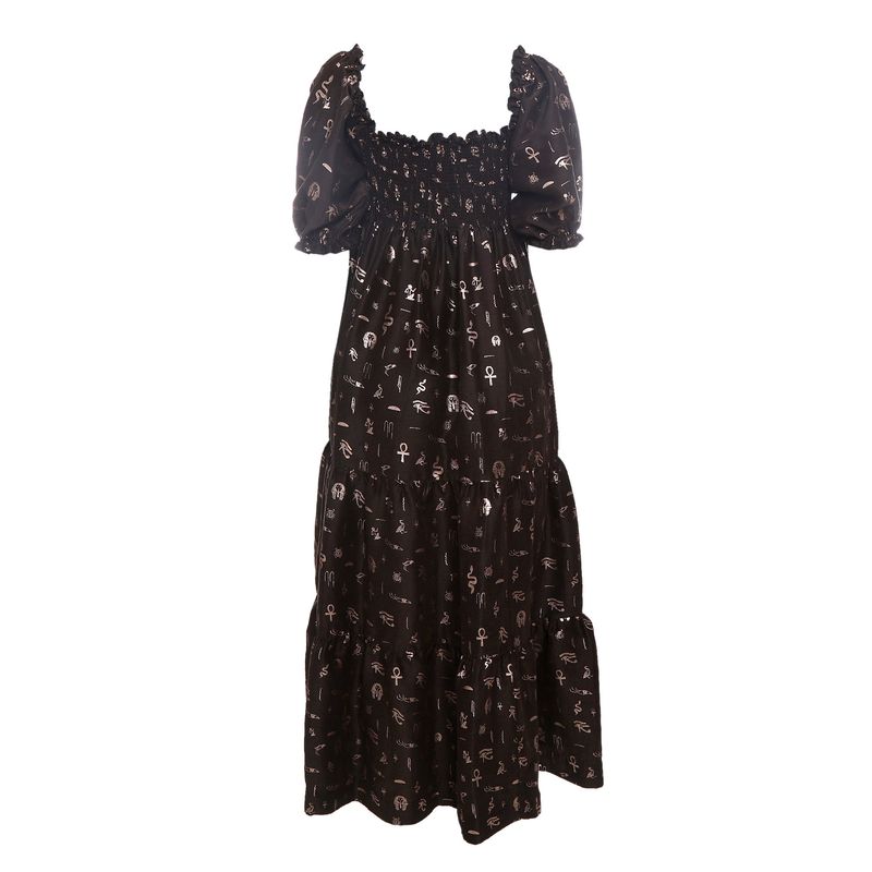Vestido-Alix-Estampado-Marrom-