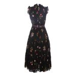 Vestido-Kate-Spade-Estampado-Floral-Preto