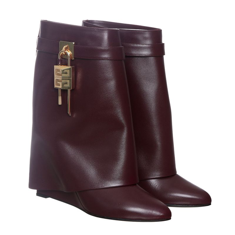 Bota-Givenchy-Shark-Lock-Bordo