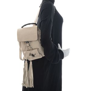 Mochila Gucci Mini Bamboo Creme