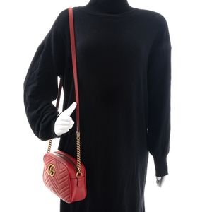 Bolsa Gucci GG Marmont Camera Vermelha