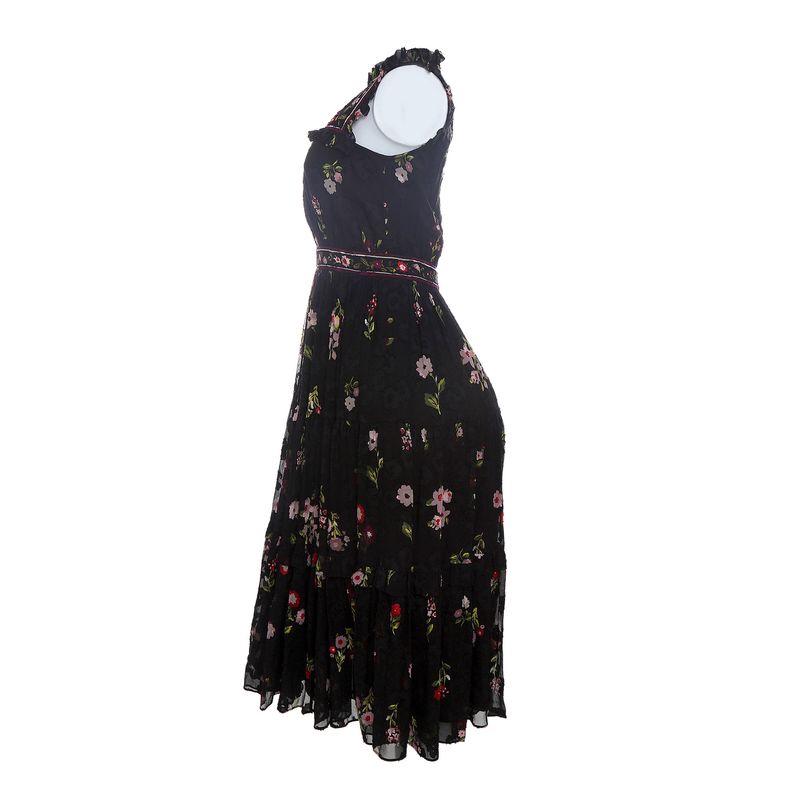 Vestido-Kate-Spade-Estampado-Floral-Preto