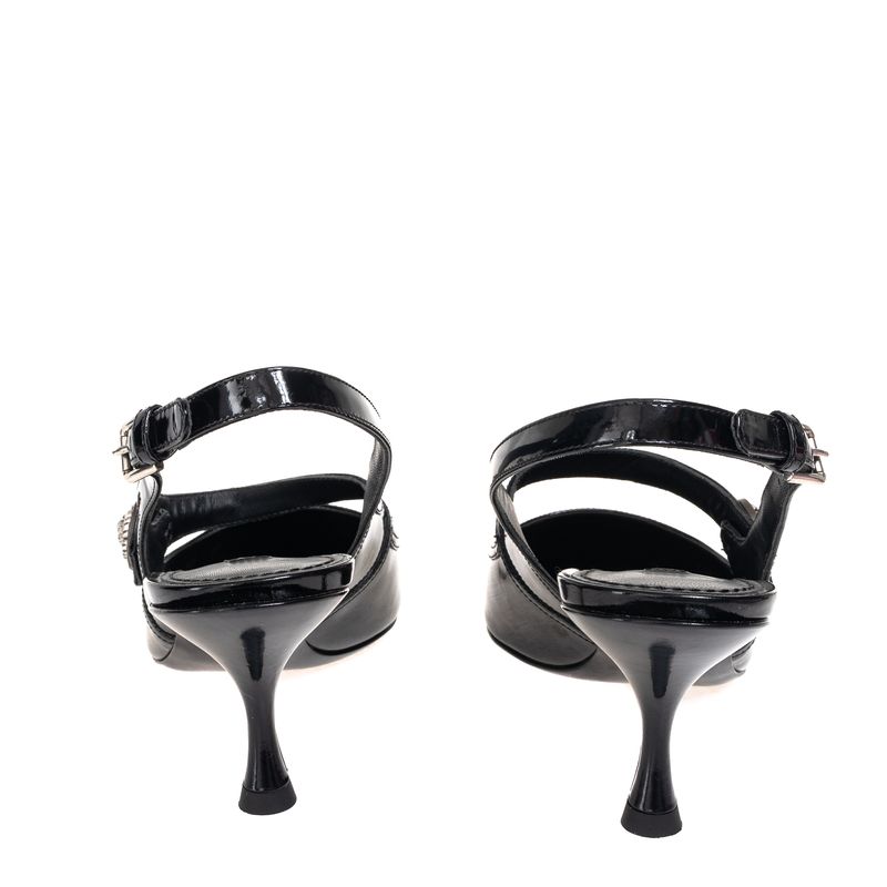 Scarpin-Dolce---Gabbana-Slingback-Preto