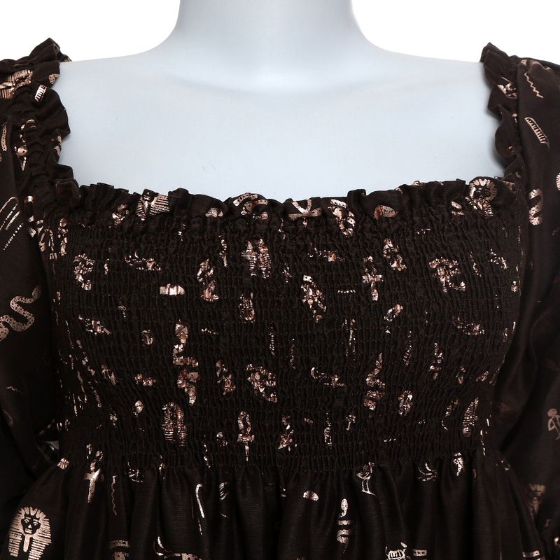 Vestido-Alix-Estampado-Marrom-