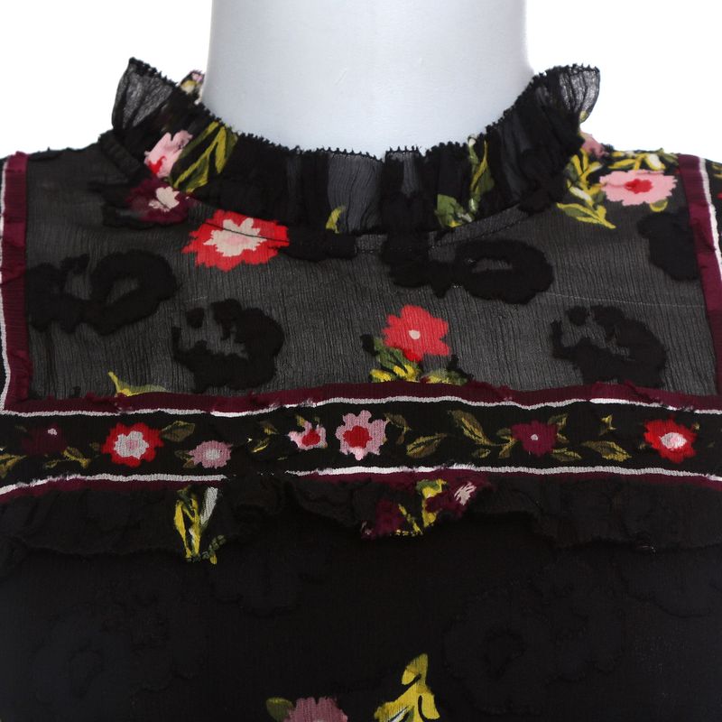 Vestido-Kate-Spade-Estampado-Floral-Preto