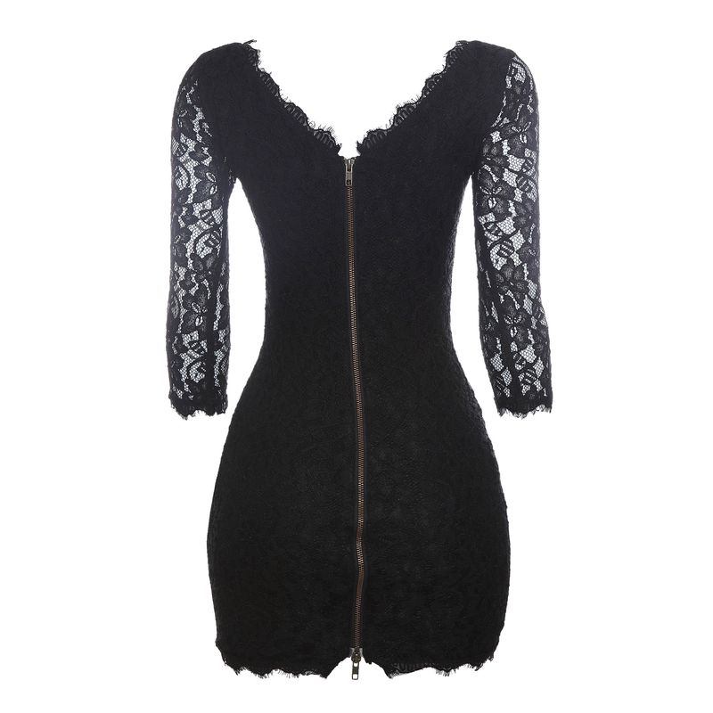 Vestido-Diane-Von-Furstenberg-Renda-Preto