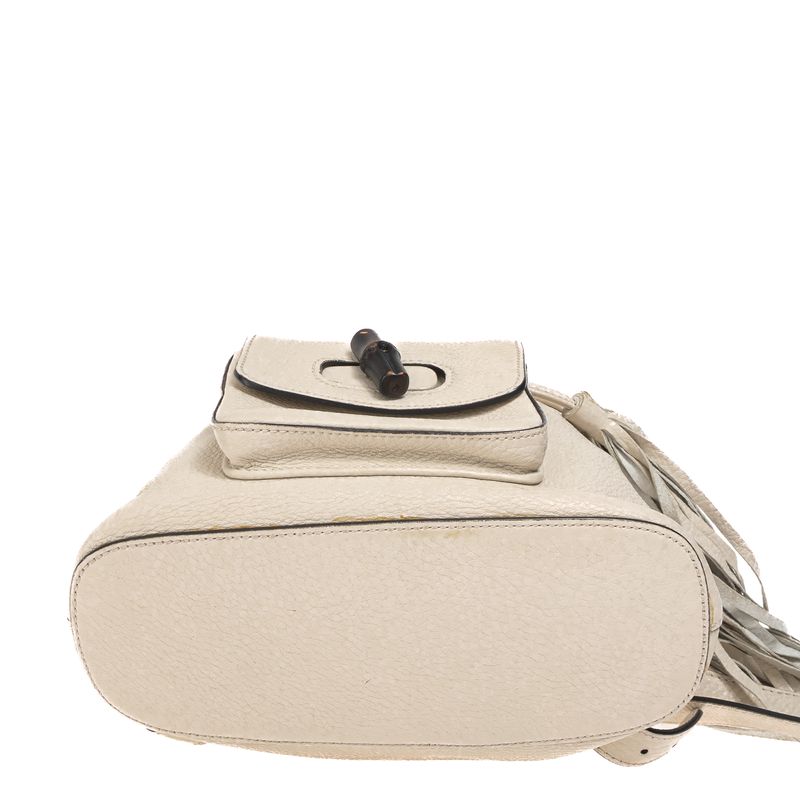 Mochila-Gucci-Mini-Bamboo-Creme