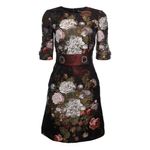 Vestido-Dolce---Gabbana-Floral-Preto