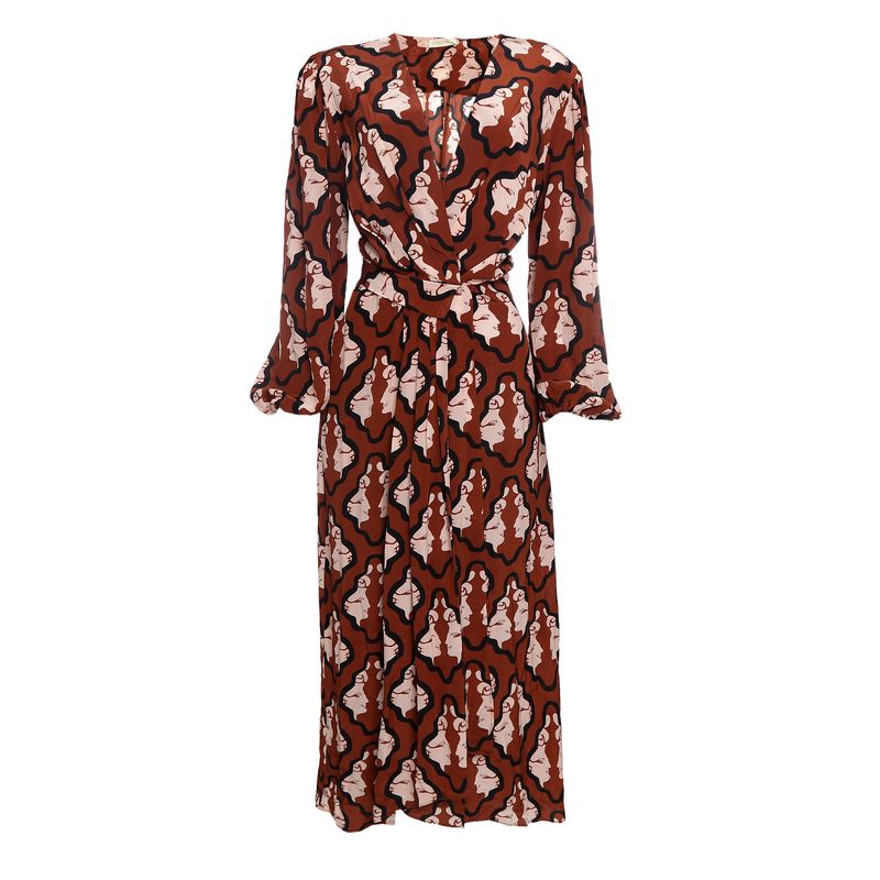Vestido-Linnen-Estampado-Marrom
