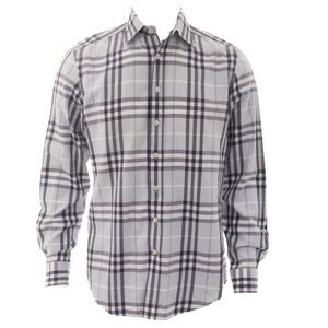 Camisa Burberry Xadrez Azul
