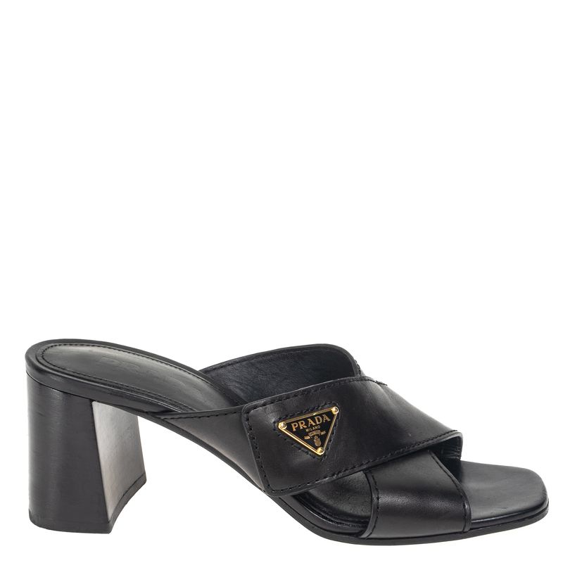 Sandalia-Prada-Mule-Couro-Preta