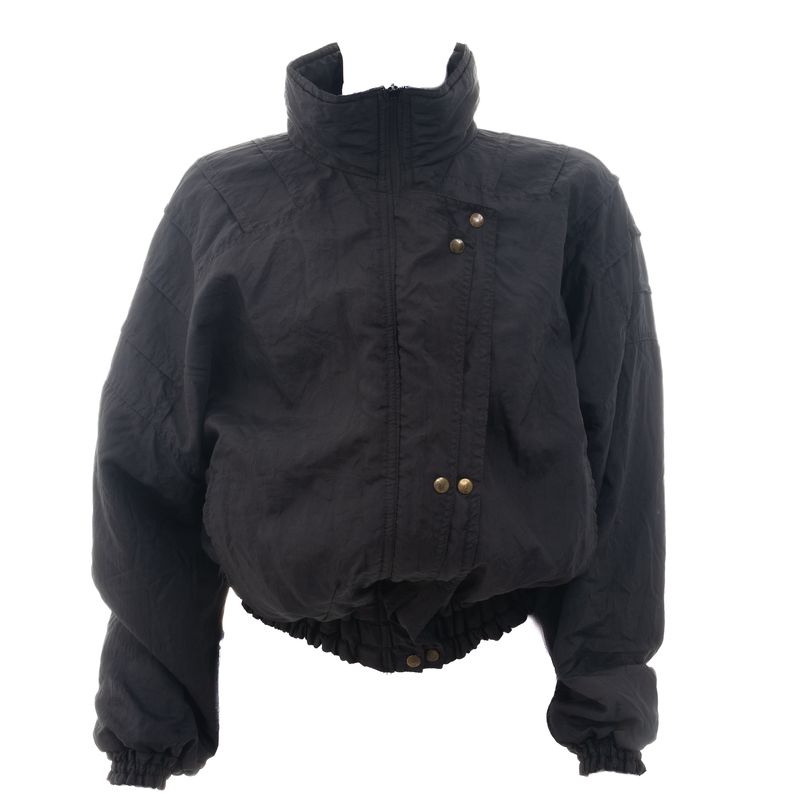 Jaqueta-Pierre-Cardin-Vintage-Bomber-Preta