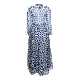 Vestido BDLN Estampado com Transparência