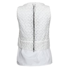 Blusa Maje Bordado Branco