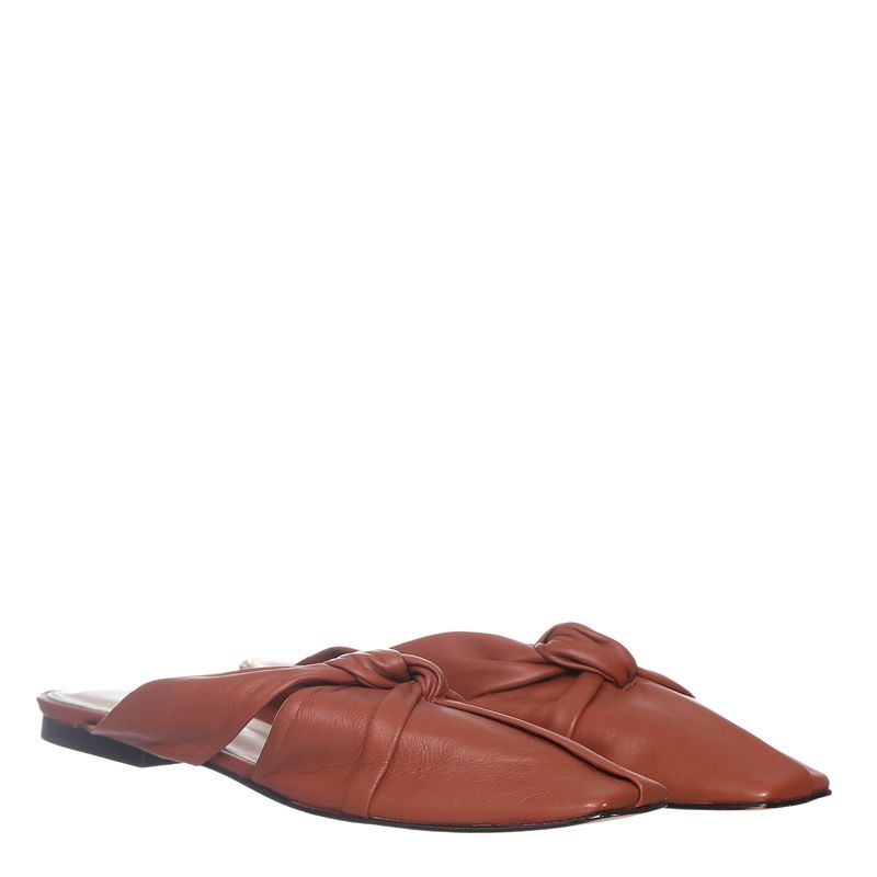 Sapato-Framed-Mule-Beninati-Couro-Terracota