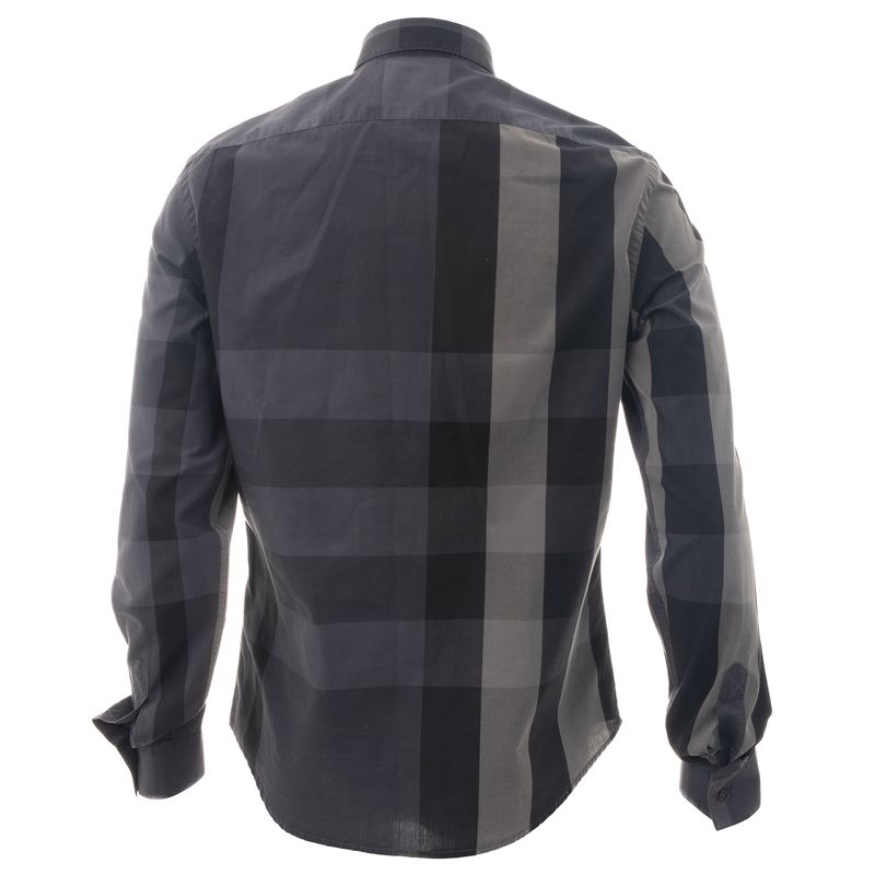 Camisa-Burberry-Xadrez-Cinza-Escuro