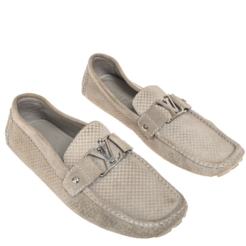 Mocassim-Louis-Vuitton-Camurca-Cinza