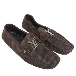 Mocassim Louis Vuitton Camurça Marrom