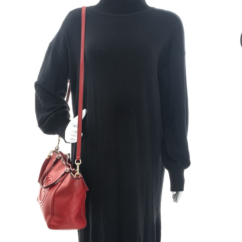 Bolsa-Gucci-Tote-com-Ziper-Vermelha
