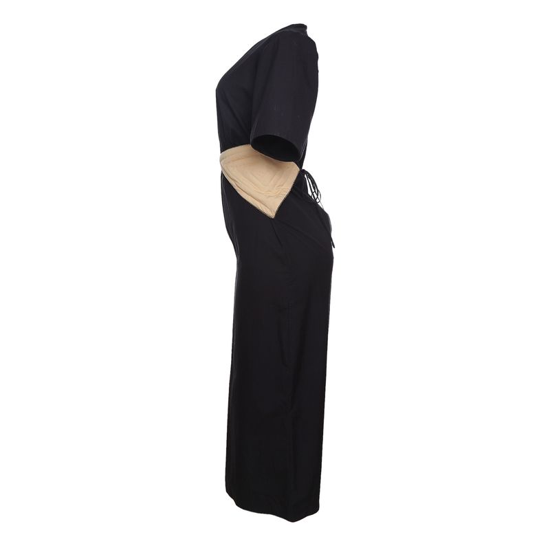 Vestido-Cris-Barros-com-Detalhe-na-Cintura-Preto