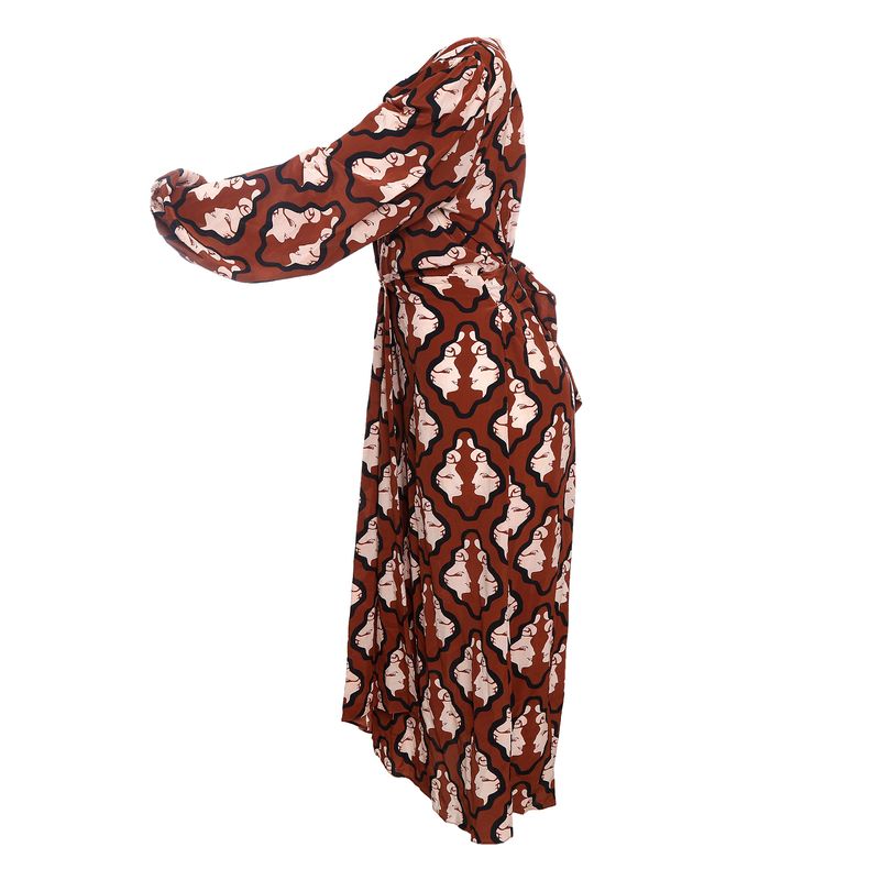 Vestido-Linnen-Estampado-Marrom