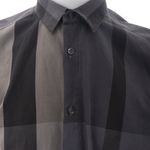 Camisa-Burberry-Xadrez-Cinza-Escuro
