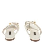 Sandalia-Louis-Vuitton-Rasteira-Damier-Branca-