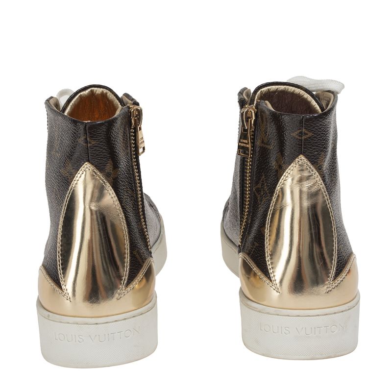 Tenis-Louis-Vuitton-Cano-Medio-Monograma