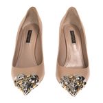 Scarpin-Louis-Vuitton-Bico-com-Aplicacoes-Bege