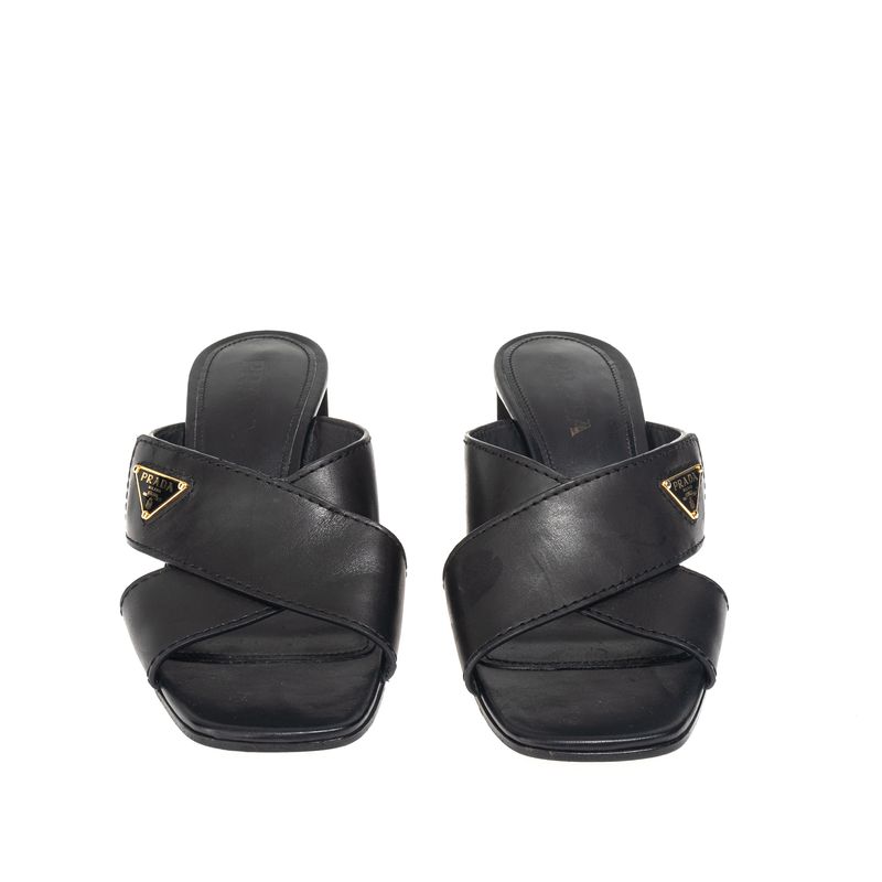 Sandalia-Prada-Mule-Couro-Preta