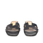 Sandalia-Hermes-Rasteira-Oran-Preta