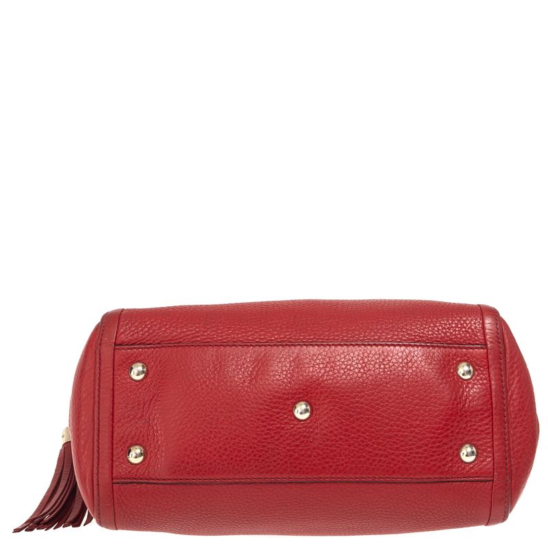 Bolsa-Gucci-Tote-com-Ziper-Vermelha