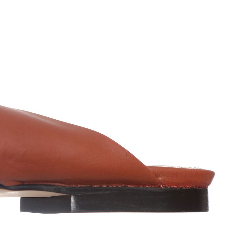Sapato-Framed-Mule-Beninati-Couro-Terracota