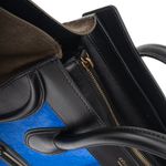 Bolsa-Celine-Luggage-Pelo-Azul-Marrom-e-Preta