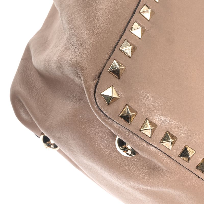 Bolsa-Valentino-Garavani-Tote-Rockstud-Bege