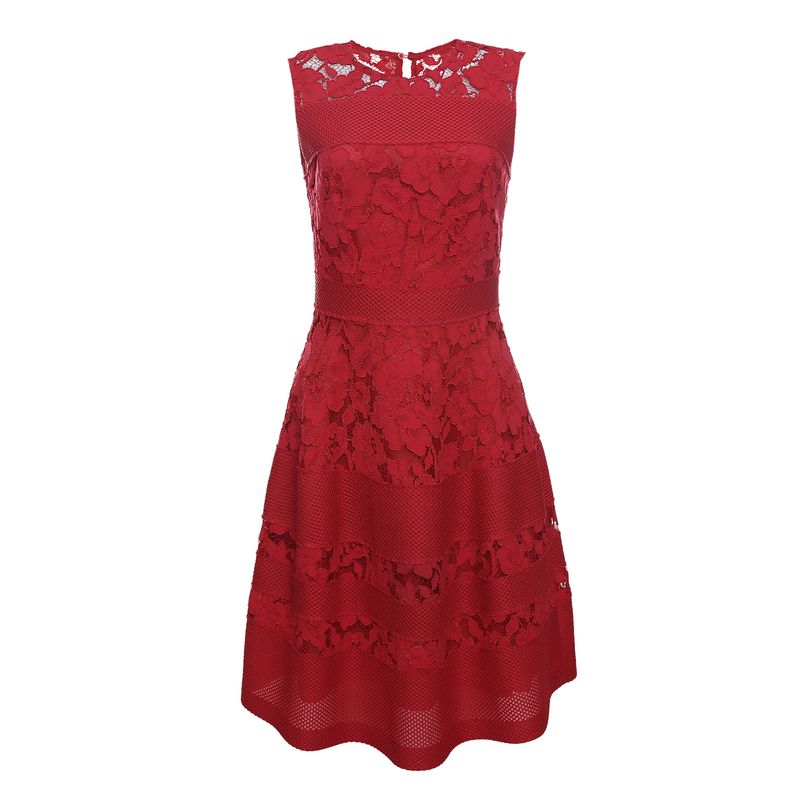 Vestido-Carolina-Herrera-Renda-Vermelho-