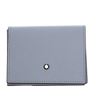 Carteira Montblanc Saffiano Cinza