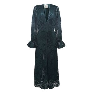 Vestido Paula Raia Renda Verde