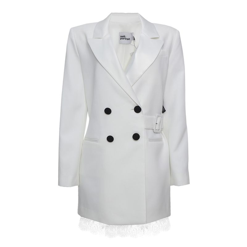 Vestido-Self-Portrait-Blazer-Branco