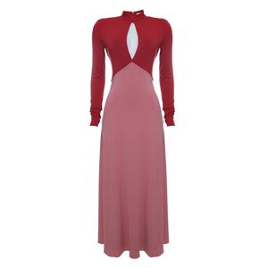Vestido Halston Heritage Bicolor