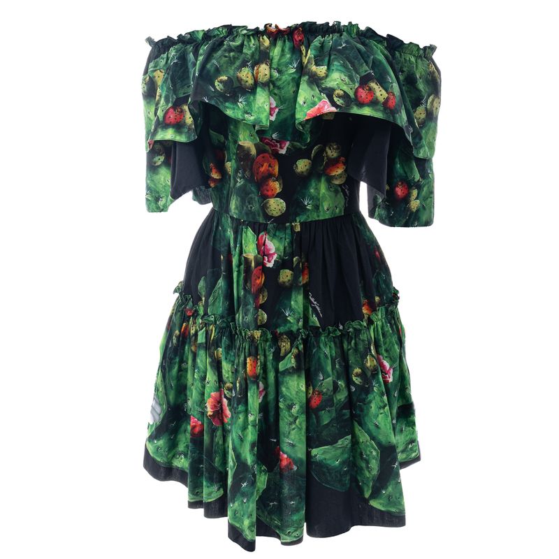 Vestido-Dolce---Gabbana-Estampa-Cactos