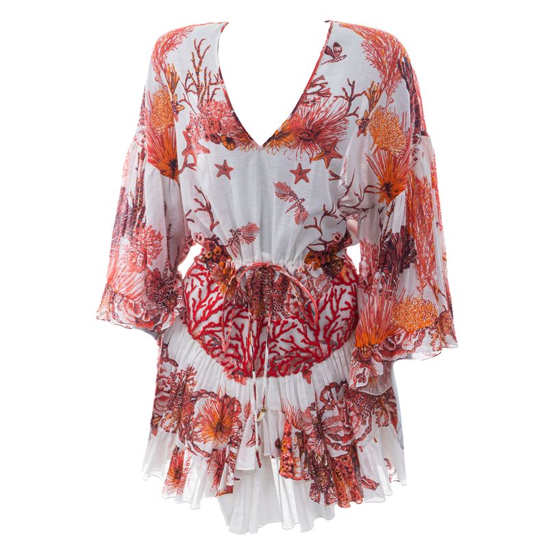 Vestido-Roberto-Cavalli-Estampa-Coral