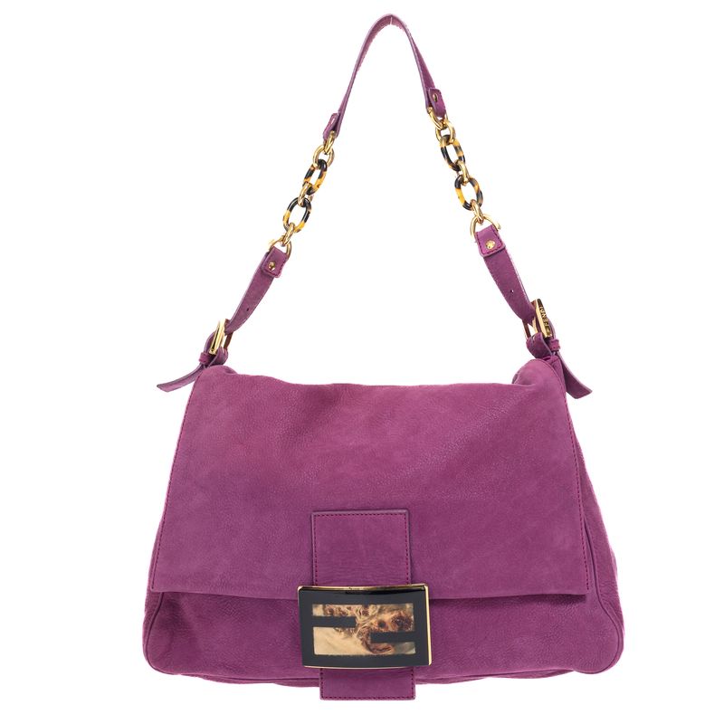 Bolsa-Fendi-Mamma-Baguette-Roxa