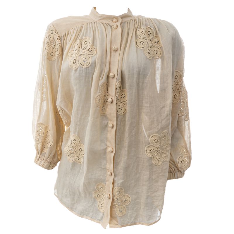 Camisa-Zimmermann-com-Bordado-Creme