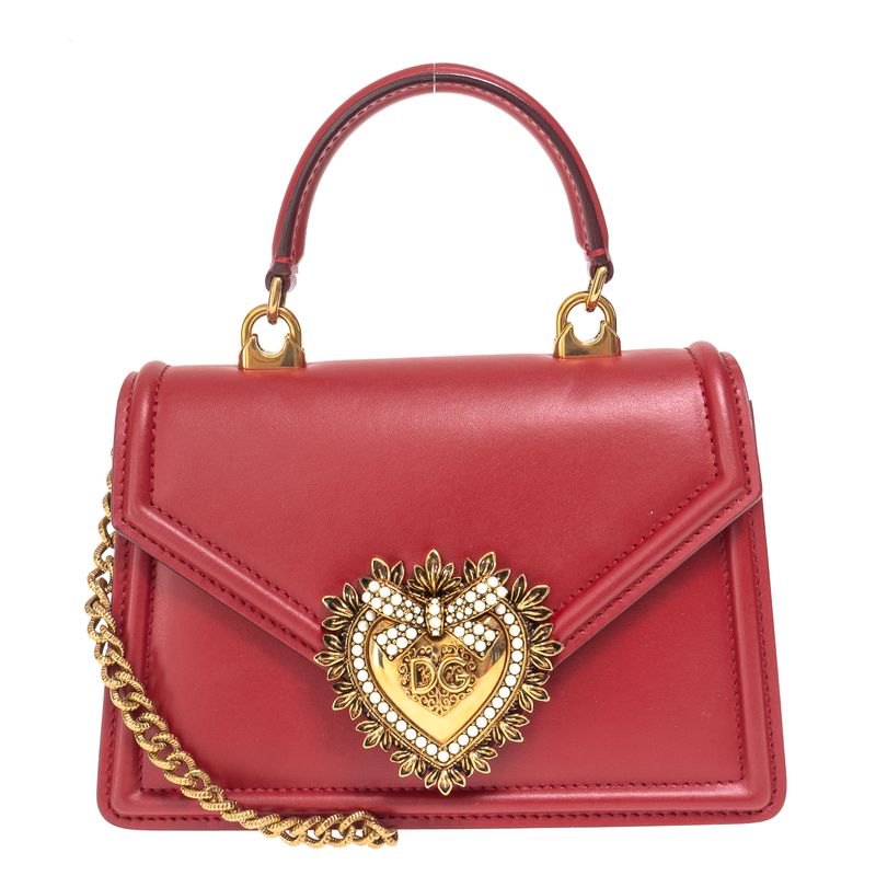 Bolsa-Dolce---Gabbana-Devotion-Pequena-Vermelha