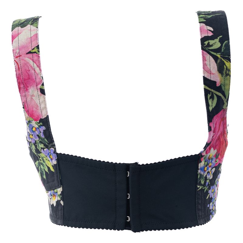 Top-Dolce---Gabbana-Floral-Fundo-Preto